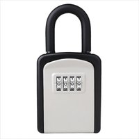 Schlüsselkasten mit Haken, abschließbarer Schlüsselkasten, wasserdichter, sicherer Schlüsselkasten für den Außenbereich, Schlüsselaufbewahrungskasten Schlüsselkasten mit Haken, abschließbarer Schlüsselkasten, wasserdichter, sicherer Schlüsselkasten für den Außenbereich, Schlüsselaufbewahrungskasten von ANDYOU