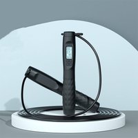 Sport-Springseil, intelligentes kabelloses Springseil mit Zähler, gewichtetes verbundenes Springseil, seilloses Springseil, 2-in-1-Springseil 2,8 m von ANDYOU