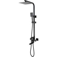 Thermostatische Duschsäule mit 20 cm quadratischem Deckenbrausekopf, thermostatisches Duschsystem von ANDYOU