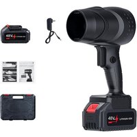 Turbo Jet Trockenluftgebläse, kabelloser Laubbläser mit 130.000 U/min, tragbarer Staubabscheider mit stufenlos einstellbarer Geschwindigkeit, für die von ANDYOU