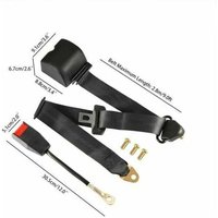 Universeller, 3-Punkt-verstellbarer Autosicherheitsgurt + Schrauben Universeller, 3-Punkt-verstellbarer Autosicherheitsgurt + Schrauben von ANDYOU