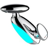 Waschtischarmatur mit ausziehbarer Brause, 4 Strahlarten und LED-Beleuchtung, Silber Waschtischarmatur mit ausziehbarer Brause, 4 Strahlarten und LED-Beleuchtung, Silber von ANDYOU