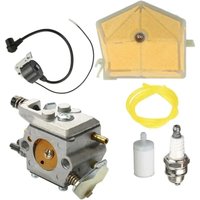 Zündspule Vergaser für Husqvarna 51 55 Kettensäge Walbro WT-170 503281504 von ANDYOU