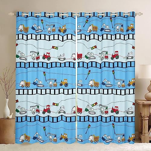 ANEEHA Vorhang Blickdicht Cartoon-Auto Vorhänge Junge Gardinen Wohnzimmer Schlafzimmer Verdunklungsvorhänge Thermovorhang 3D Druck Schallschutz Vorhang mit Ösen 2er Set B 60 x H 150 cm ANEEHA Vorhang Blickdicht Cartoon-Auto Vorhänge Junge Gardinen Wohnzimmer Schlafzimmer Verdunklungsvorhänge Thermovorhang 3D Druck Schallschutz Vorhang mit Ösen 2er Set B 60 x H 150 cm von ANEEHA