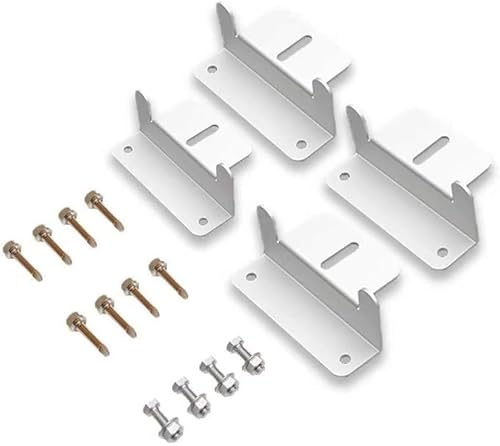 ANFIL Solar Halterung Ziegeldach Montageset, Erweitert Montageschiene Dachhaken Solarpanel Halterung, Alu Solarmodul Halterung für Ziegeldach Anwendbar Solarmodule Dick 30-35mm (Z-Halter) von ANFIL