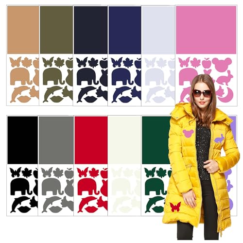 ANFUXT 12 Stück Nylon Selbstklebende Patches Daunenjacke Flicken Reparaturset Selbstklebender Wasserdichte Reparatur Patch Verschiedene Größen und Formen Reparatur Patches für Plane Zelte Daunenjacken ANFUXT 12 Stück Nylon Selbstklebende Patches Daunenjacke Flicken Reparaturset Selbstklebender Wasserdichte Reparatur Patch Verschiedene Größen und Formen Reparatur Patches für Plane Zelte Daunenjacken von ANFUXT