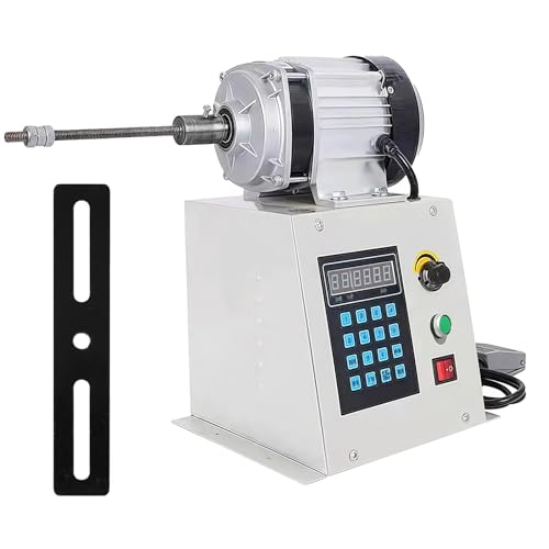 ANGDI Automatische Spulenwickelmaschine, digital gesteuerter Spulenwickler mit stufenloser Geschwindigkeitsregelung, Wickelwerkzeuge für Motorspulen, Gitarren-Tonabnehmerspulen(650W) von ANGDI