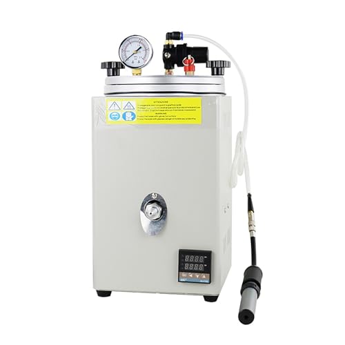 ANGDI Digitaler Vakuum-Wachsinjektor, 2,6-l-Pumpen-Injektionswachsgießmaschine mit LCD-Bildschirm und Druckmesser, 0-110 ℃ Formschmelz-Wachsinjektionsmaschine für den Schmuckmodellbau ANGDI Digitaler Vakuum-Wachsinjektor, 2,6-l-Pumpen-Injektionswachsgießmaschine mit LCD-Bildschirm und Druckmesser, 0-110 ℃ Formschmelz-Wachsinjektionsmaschine für den Schmuckmodellbau von ANGDI
