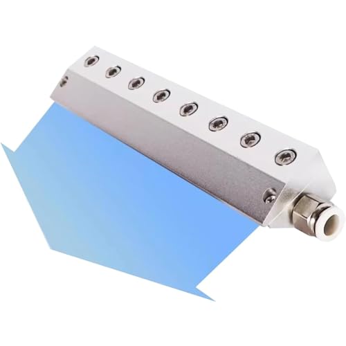 Luftmesser-Gebläse, Staubblasgerät aus Aluminiumlegierung mit 1/4"-Gewindeanschluss, Wasser- und Staubentfernung, gleichmäßiger Luftstrom, Verwendung mit Kompressor(400mm) von ANGDI