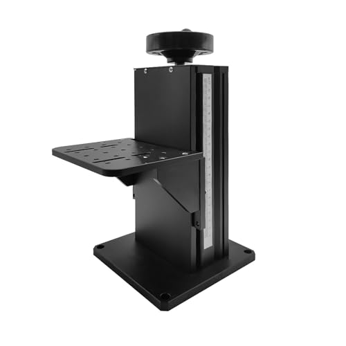 Manuelle Säulenhebeplattform der Z-Achse, Hebeplattform für optische Experimente mit einstellbarem Hub, Verschiebeschlitten, Säulenheber vom T-Typ für das Labor(26cm) von ANGDI