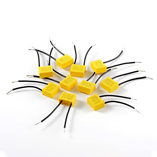 0,22uF 275V X2 Entstörkondensatoren,Sicherheitskondensator, ANGEEK Störkondensator für Blinker, Blinklichter, Signalleuchten und Nicht-Ausgangs-LEDs (10 pcs) von ANGEEK