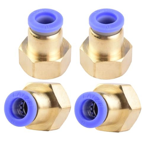 4 Stück 8mm Rohr-Außendurchmesser x 3/8" PT-Innengewinde gerade Verschraubung Pneumatischer Anschluss Industriequalität Steckanschlüsse Inline-Pneumatik-Anschlussfittings Pneumatik-Adapter 4 Stück 8mm Rohr-Außendurchmesser x 3/8" PT-Innengewinde gerade Verschraubung Pneumatischer Anschluss Industriequalität Steckanschlüsse Inline-Pneumatik-Anschlussfittings Pneumatik-Adapter von ANGEEK