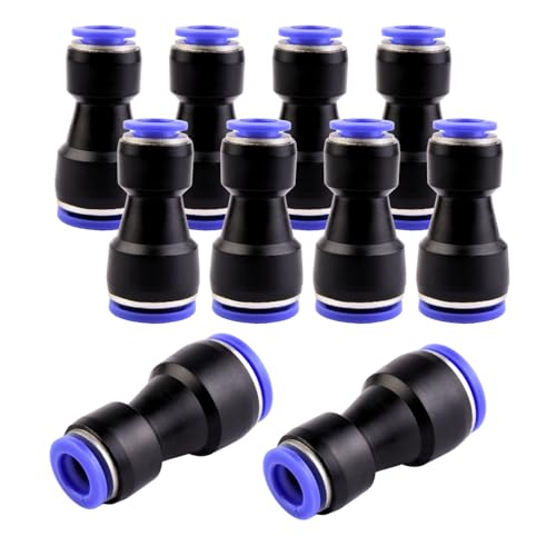 ANGEEK 10 Stück 14bis 10mm Schnellsteckverbinde mit variablem Durchmesser Pneumatische Reduzierstücke Push In Schnellkupplung Schnellkupplungen für den Anschluss an Luft und Wasser ANGEEK 10 Stück 14bis 10mm Schnellsteckverbinde mit variablem Durchmesser Pneumatische Reduzierstücke Push In Schnellkupplung Schnellkupplungen für den Anschluss an Luft und Wasser von ANGEEK