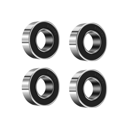 ANGEEK 4 Stück 6005-2RS Kugellager 25 mm x 47 mm x 12 mm,Vorgeschmiert,Doppeldichtung, 6005RS Rillenkugellager ANGEEK 4 Stück 6005-2RS Kugellager 25 mm x 47 mm x 12 mm,Vorgeschmiert,Doppeldichtung, 6005RS Rillenkugellager von ANGEEK