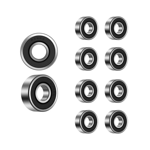 ANGEEK 10 Stück 629-2RS Kugellager 9 mm x 26 mm x 8 mm,Vorgeschmiert,Doppeldichtung, 629RS Rillenkugellager ANGEEK 10 Stück 629-2RS Kugellager 9 mm x 26 mm x 8 mm,Vorgeschmiert,Doppeldichtung, 629RS Rillenkugellager von ANGEEK