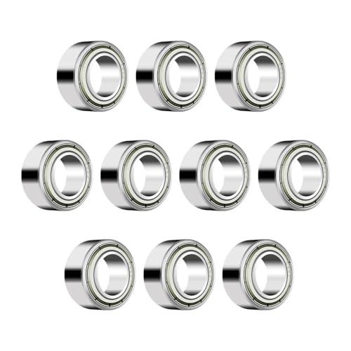 ANGEEK 10 Stück 688 ZZ Kugellager 8 mm x 16 mm x 5 mm,Vorgeschmiert,Doppeldichtung, 688ZZ Rillenkugellager von ANGEEK