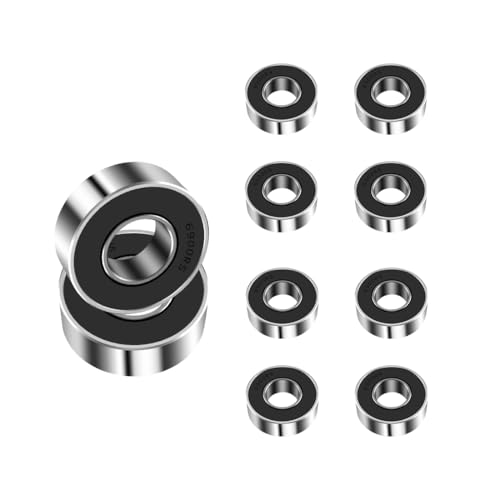 ANGEEK 10 Stück 6900-2RS Kugellager 10 mm x 22 mm x 6 mm,Vorgeschmiert,Doppeldichtung, 6900RS Rillenkugellager ANGEEK 10 Stück 6900-2RS Kugellager 10 mm x 22 mm x 6 mm,Vorgeschmiert,Doppeldichtung, 6900RS Rillenkugellager von ANGEEK