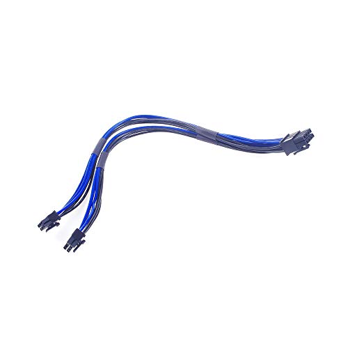 ANGEEK 18AWG Dual Mini 6 Pin PCI-e Stecker auf 8 Pin Stecker Y Splitter PCI E Stromkabel für Mac Pro von ANGEEK