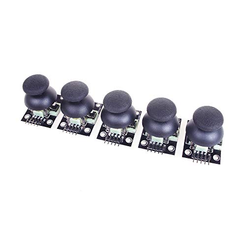 ANGEEK 5 STK. KY-023 PS2 Joystick Breakout Modul Spiel Rocker Sensor-Schild XY-Achse für Arduino von ANGEEK