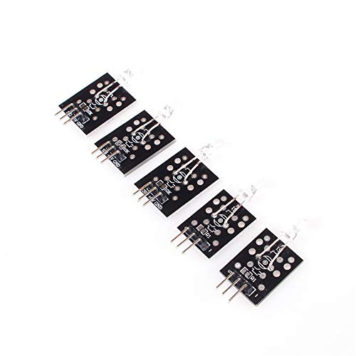 ANGEEK 5 Stück KY-005 3pin IR Infrarot Transmitter Emission Sensor Modul für Arduino ANGEEK 5 Stück KY-005 3pin IR Infrarot Transmitter Emission Sensor Modul für Arduino von ANGEEK