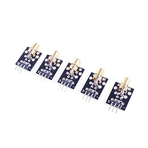 ANGEEK 5Stk. 5V KY-008 650nm Laser Sensor Modul für Arduino Raspberry DIY ANGEEK 5Stk. 5V KY-008 650nm Laser Sensor Modul für Arduino Raspberry DIY von ANGEEK