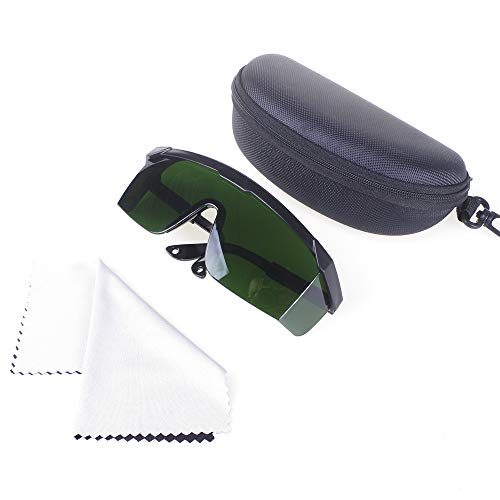 ANGEEK Anti-glare Goggles Laser Protection Safety Glasses Welding Glasses Adjustable Work Light Proof Glasses (Dark Green) von ANGEEK