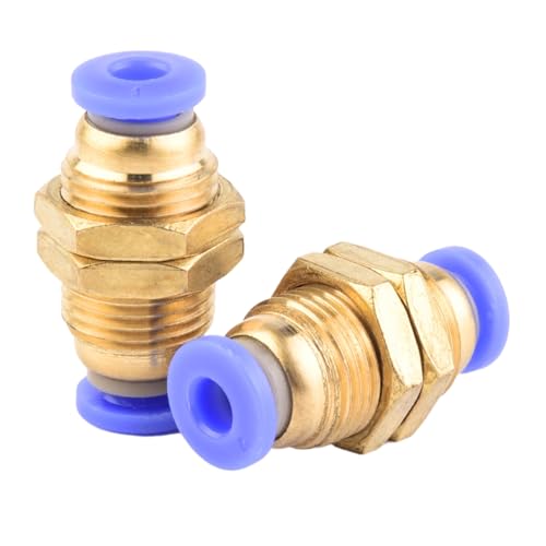 ANNEGK 2 Stück Pneumatik Steckverbinder Pneumatik Schottverschraubung Push In Fitting Schott-Steckverbindung Schnellsteckverbinder Anschließbarer Rohrdurchmesser 4 MM ANNEGK 2 Stück Pneumatik Steckverbinder Pneumatik Schottverschraubung Push In Fitting Schott-Steckverbindung Schnellsteckverbinder Anschließbarer Rohrdurchmesser 4 MM von ANGEEK