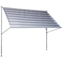 ANGERER FREIZEITMÖBEL Klemmmarkise, BxT: 250 x 170 cm, grau von ANGERER FREIZEITMÖBEL