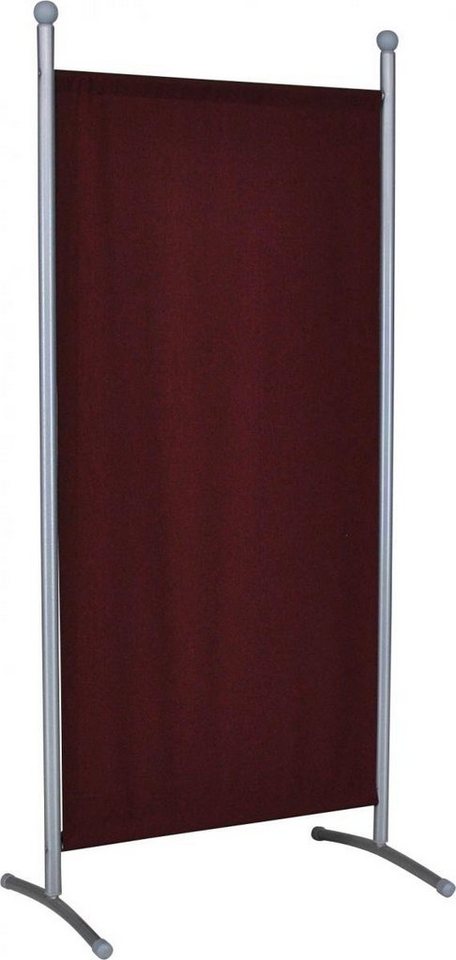 ANGERER Freizeitmöbel GmbH Paravent Stellwand klein bordeaux Sichtschutz 178 x 82 cm (H x B) von ANGERER Freizeitmöbel GmbH
