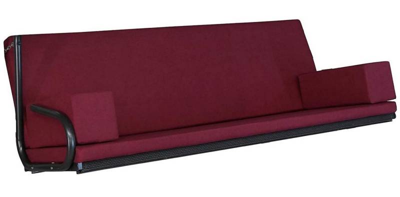 ANGERER Freizeitmöbel GmbH Polsterauflage Hollywoodschaukel Auflage Tolar rot 180 cm Polsterauflage, (1 Stück, Sitz- und Lehnenkissen, 2 Seitekissen), Passend für 3-Sitzer Hollywoodschaukeln mit Sitzbreite von ca. 180 cm von ANGERER Freizeitmöbel GmbH