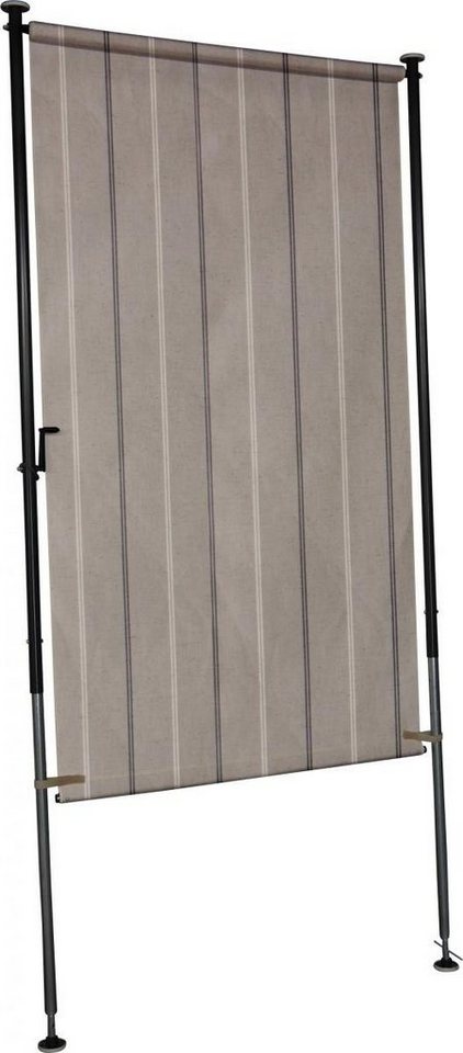 ANGERER Freizeitmöbel GmbH Seitenmarkise Balkonsichtschutz beige/braun 120 cm Sichtschutz von ANGERER Freizeitmöbel GmbH