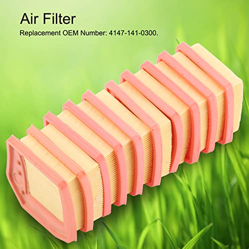 ANGGREK 10 Luftfilterreiniger Luftfilter Ersatzluftfiltrationssystem für FS240 FS260 FS360 FS410 FS460 Trimmer Aftermarket OEM 4147-141-0300 mit Einfacher Installation von ANGGREK