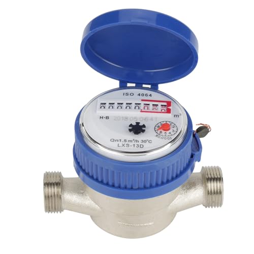 ANGGREK 15mm Wasserzähler mit Vakuumversiegelung Schutzabdeckung Klare Ablesung Vertikale Horizontale Installation ANGGREK 15mm Wasserzähler mit Vakuumversiegelung Schutzabdeckung Klare Ablesung Vertikale Horizontale Installation von ANGGREK