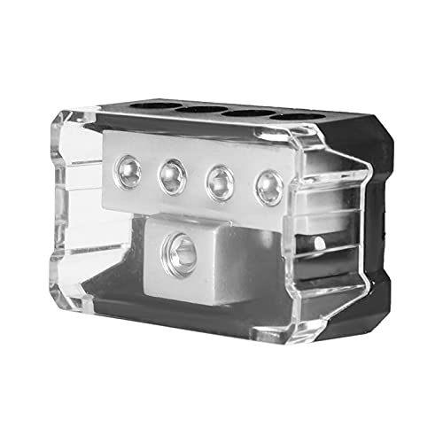 ANGGREK 4 -Wege -Leistungsverteilungsblock 1x0 in 4x4 Out Power Ground Distributor, der Block mit Legierung Kunststoff Transparenter Schale für Autoverstärker Audio Splitter Bootsfahrzeuge Verbindet ANGGREK 4 -Wege -Leistungsverteilungsblock 1x0 in 4x4 Out Power Ground Distributor, der Block mit Legierung Kunststoff Transparenter Schale für Autoverstärker Audio Splitter Bootsfahrzeuge Verbindet von ANGGREK