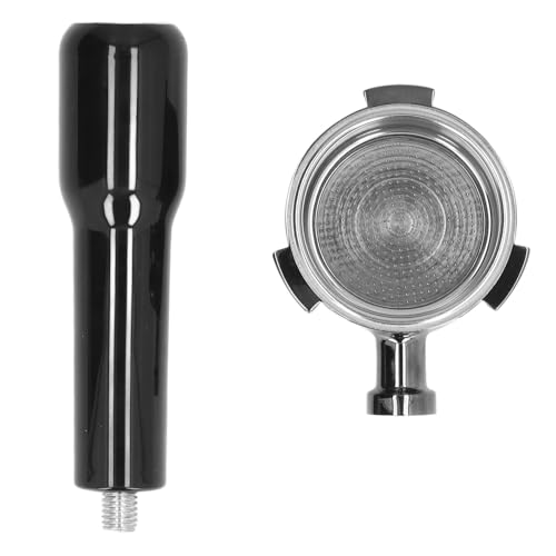 ANGGREK 51 Mm Kaffee Bodenloser Portafilter Portafilter Kaffeebaker mit ABS -Zink -Legierungsmaterial für ECP685 ECP680 Maschinen von ANGGREK