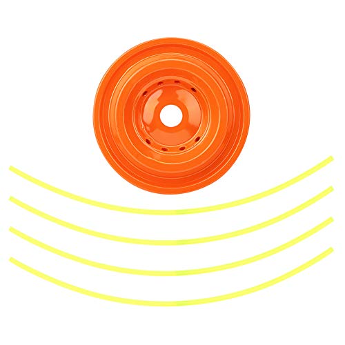 ANGGREK Aluminium -Trimmerkopf für Rasenmähergartenwerkzeuge mit 4 Trimmer Line Ersatzteil von ANGGREK