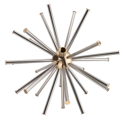 ANGGREK -Brüsendüse, Messing Kristallkugel-Düse Sprühkopf für Garten Pool Park mit Edelstahl Langlebigem Wassersprenger Landschaftsdekoration (G1,5 Zoll) von ANGGREK