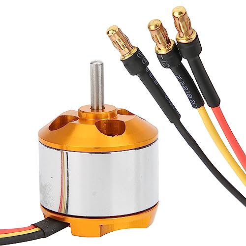 ANGGREK Bürstenloser Outrunner -Motor RC Bürstenloser Motor Außerbrecher für Quadcopter Fixes Flügelflugzeug mit Hohem Temperaturwiderstand 5 KV Optionen Leichtes Design (1000KV) von ANGGREK