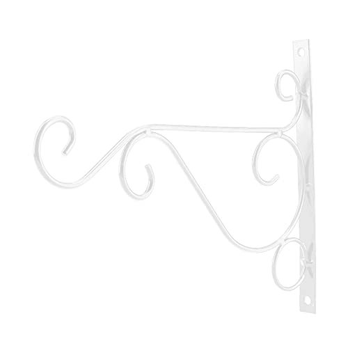 ANGGREK Eisenpflanzkleiderbügel Pflanze Hängende Halterung Eisenpflanzehalter Vielseitiges Innen Im Freien Glatte Oberfläche Premium-Eisenmaterial Mehrzweckdesign Easy Installation 25x21 Cm mit von ANGGREK