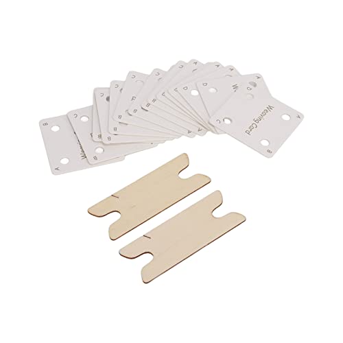 ANGGREK Handmade Weaving Card Tablet Weaving Card Set Weaving Cards with Premium Paper and Composite Wood for Craft Weaving Lovers Beginners and Skilled Handgefertigte Webkarten Tablet ANGGREK Handmade Weaving Card Tablet Weaving Card Set Weaving Cards with Premium Paper and Composite Wood for Craft Weaving Lovers Beginners and Skilled Handgefertigte Webkarten Tablet von ANGGREK