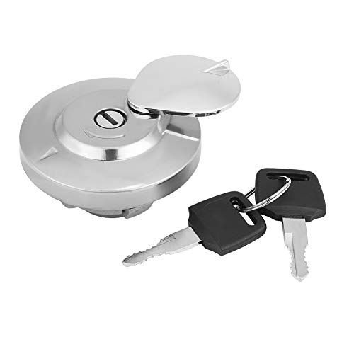 ANGGREK Kraftstofftankkappe, Legierungsstahl-Motorrad-Brennstoffgaskappe Tankabdeckung Anti-Easy-Installation mit 2 Schlüssel für VT750DCB Schattengeist 750 2003-2006 ANGGREK Kraftstofftankkappe, Legierungsstahl-Motorrad-Brennstoffgaskappe Tankabdeckung Anti-Easy-Installation mit 2 Schlüssel für VT750DCB Schattengeist 750 2003-2006 von ANGGREK