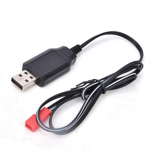 ANGGREK USB -Ladungskabel USB -Kabel Ladekabel für 1573 RC Alloy Engineering Car Compact & Light Enhanced Haltbarkeit FEINE PROVEMENT UPRADE Spezielles Design (BLACK) von ANGGREK