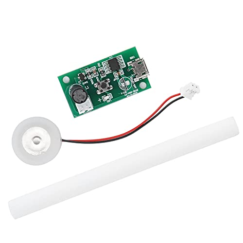 ANGGREK Ultrasonic Nebelmaschine Zerstäuber, 5V USB Luftbefeuchter Modul mit 740 Löchern 5μm Öffnung, Anti-Oxidations-Beschichtung für Stabile Wellenform und Hohe Effizienz von ANGGREK