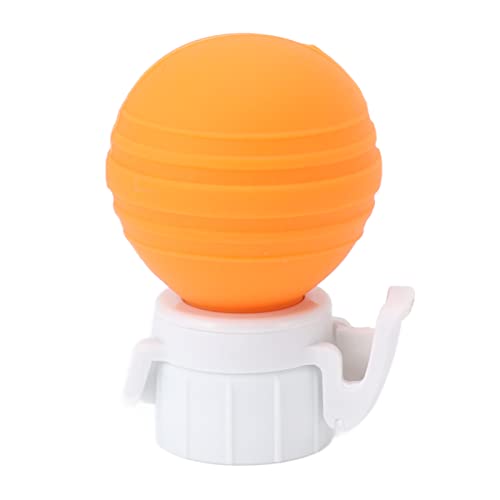 Fizz -Keeper, Soda -Flaschenkappe Pumpe Kappe Fizzy Getr?nke Flaschen Druckstopper Soda Sparer, Konserviert Kohlens?ure, Qualit?ts -Silikondesign, Einfach zu Bedienen (BLACK) (ORANGE) von ANGGREK