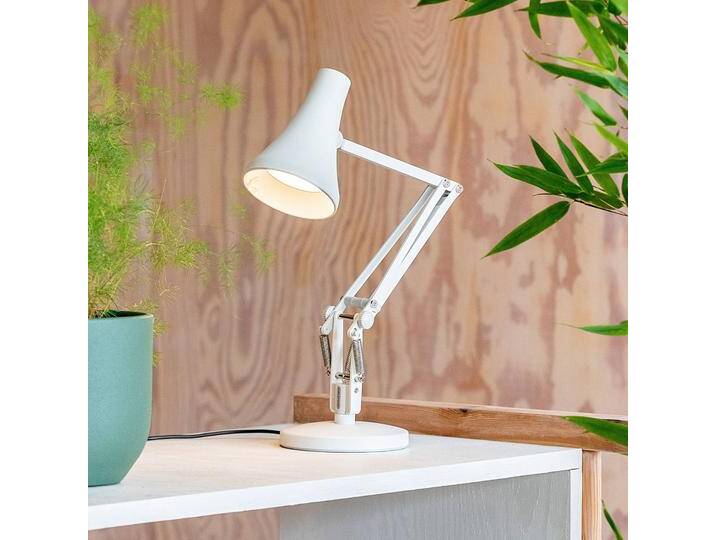 Anglepoise 90 Mini Mini LED-Tischlampe USB weiß für Arbeitszimmer / Büro - Retro - Aluminium von ANGLEPOISE