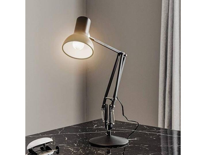 Anglepoise Type 75 Mini Tischlampe samtschwarz für Arbeitszimmer / Büro - Retro - Metall Anglepoise Type 75 Mini Tischlampe samtschwarz für Arbeitszimmer / Büro - Retro - Metall von ANGLEPOISE