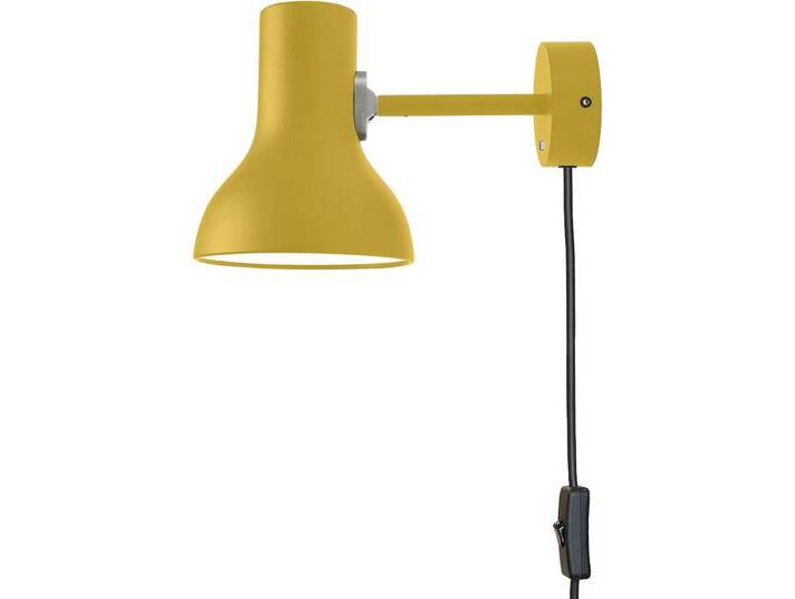 Anglepoise Design Wandlampe Type 75 Mini, dimmbar, gelb / orange, für Wohn- / Esszimmer, Aluminium, Design, Wandleuchte, Wandlampe Innen von ANGLEPOISE
