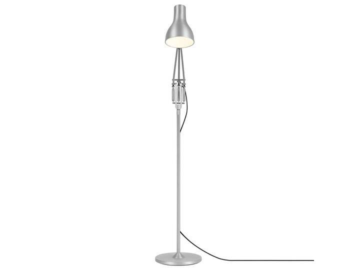 Anglepoise Design Stehlampe Type 75, chrom / silber, für Wohn- / Esszimmer, Aluminium, Industrielles Design, Stehlampe von ANGLEPOISE
