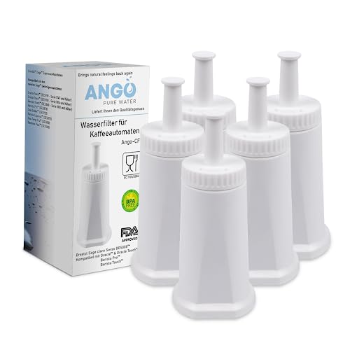 5x Wasserfilter Ersatz für Sage Claro Swiss BES008 Filter Patrone kompatibel mit Sage Oracle Barista Pro Touch BES878/BES880/SES810/BES980/BES990/SES920 von ANGO