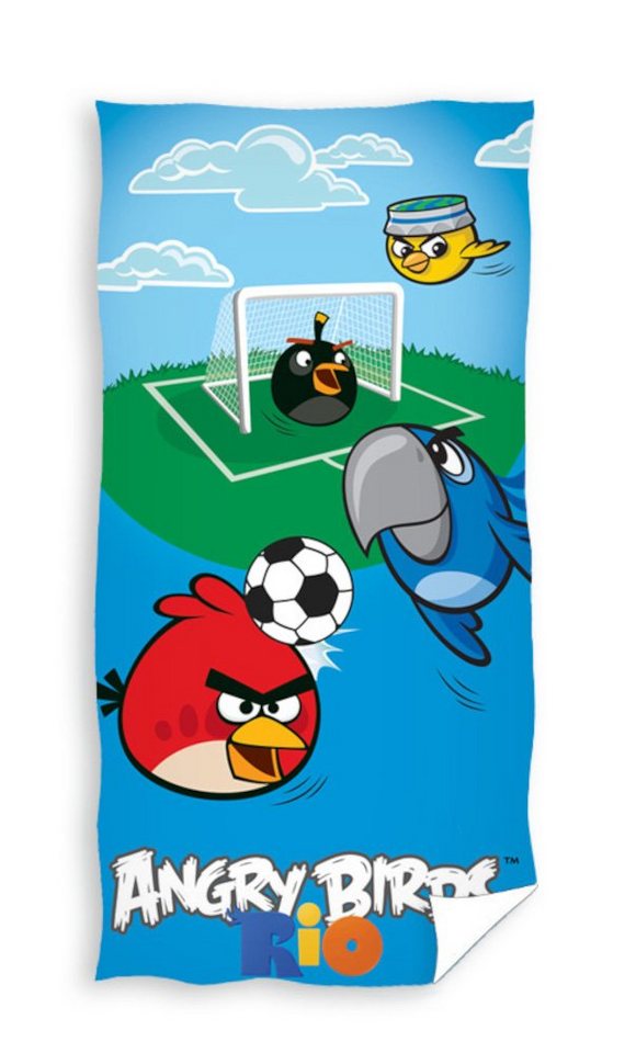 ANGRY BIRDS Strandtuch Angry Birds Rio Badetuch Handtuch Strandtuch 70 x 140 cm von ANGRY BIRDS